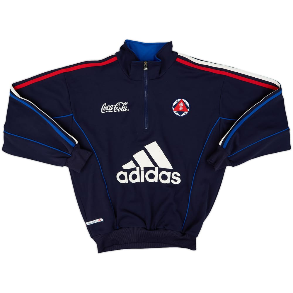 1998-00 South China AA adidas 1/4 Zip Sweat Top - 8/10 - (S)