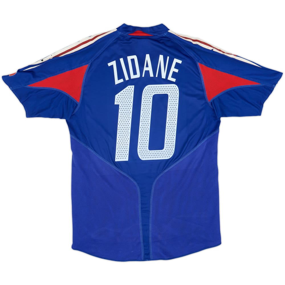 2004-06 France Home Shirt Zidane #10 - 5/10 - (M)