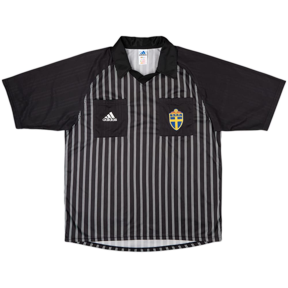 1999-00 Sweden FA adidas Referee L/S Shirt - 9/10 - (L)