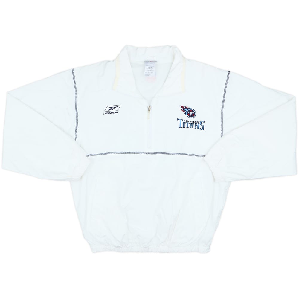 2001 Tennessee Titans Reebok 1/2 Zip Windbreaker Jacket - 8/10 - (M)