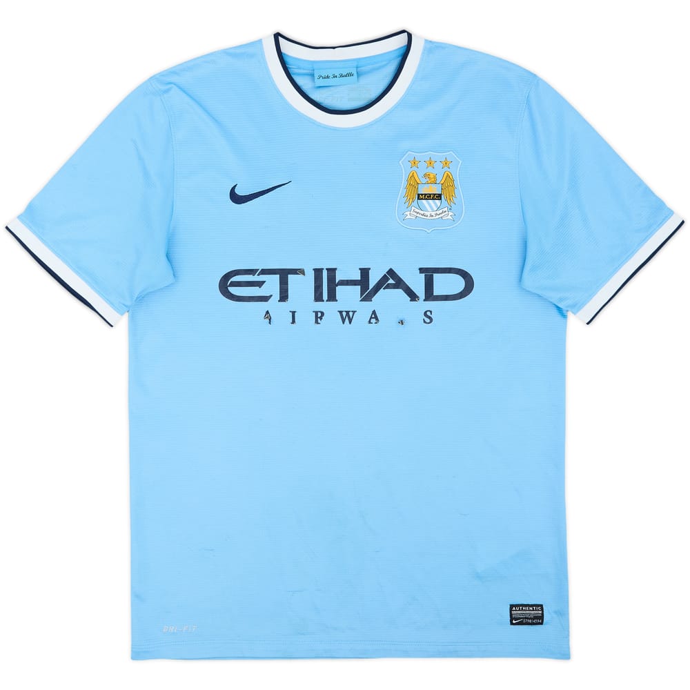 2013-14 Manchester City Home Shirt - 4/10 - (M)