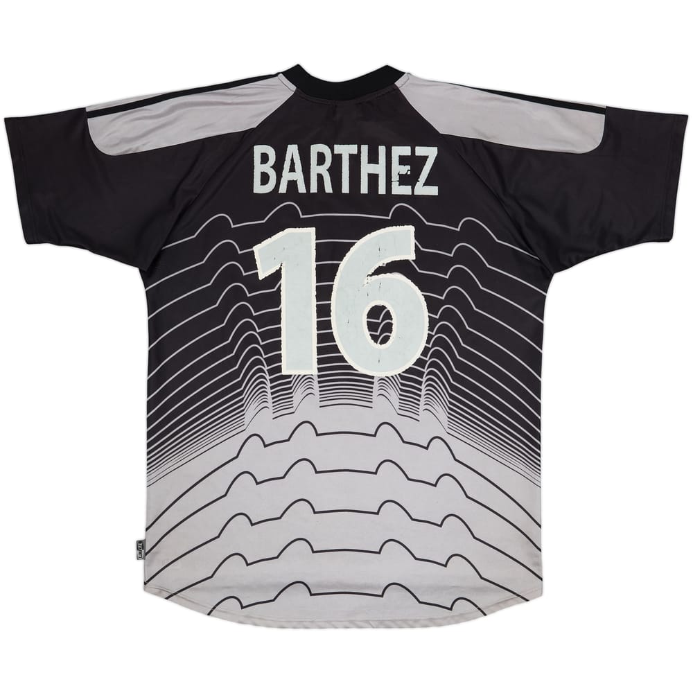 2000-02 France GK S/S Shirt Barthez #16 - 6/10 - (XL)
