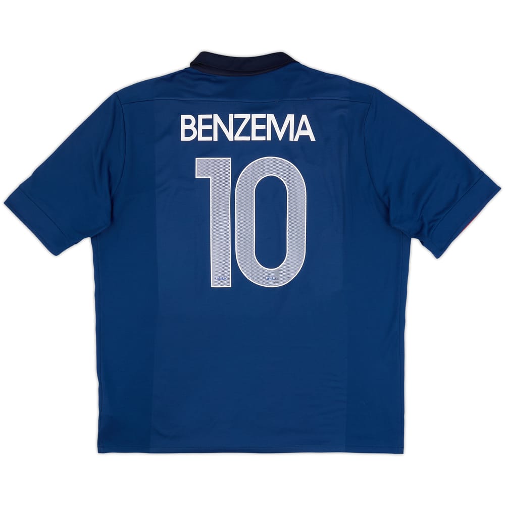 2011-12 France Home Shirt Benzema #10 - 7/10 - (XL)