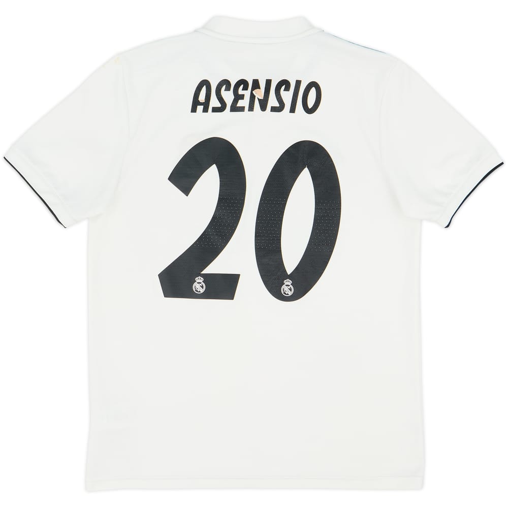 2018-19 Real Madrid Home Shirt Asensio #20 - 5/10 - (M)