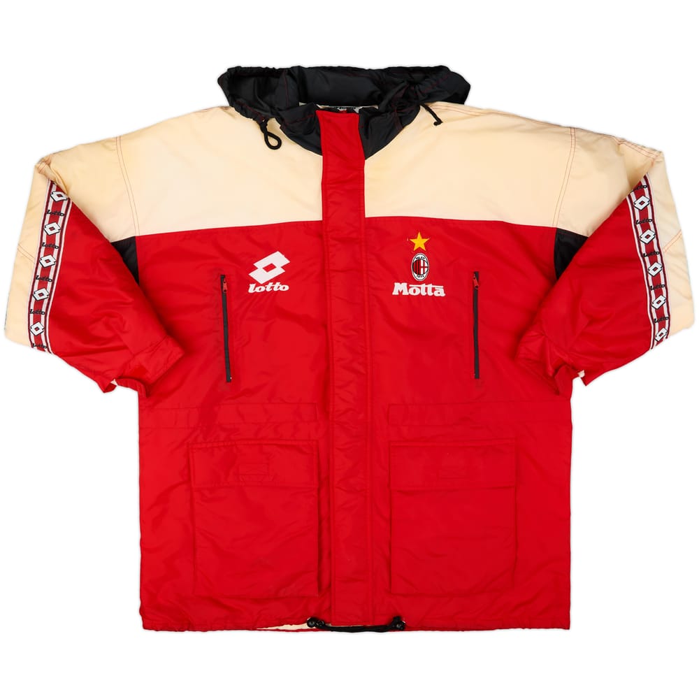 1993-95 AC Milan Lotto Padded Bench Coat - 7/10 - (XXL)