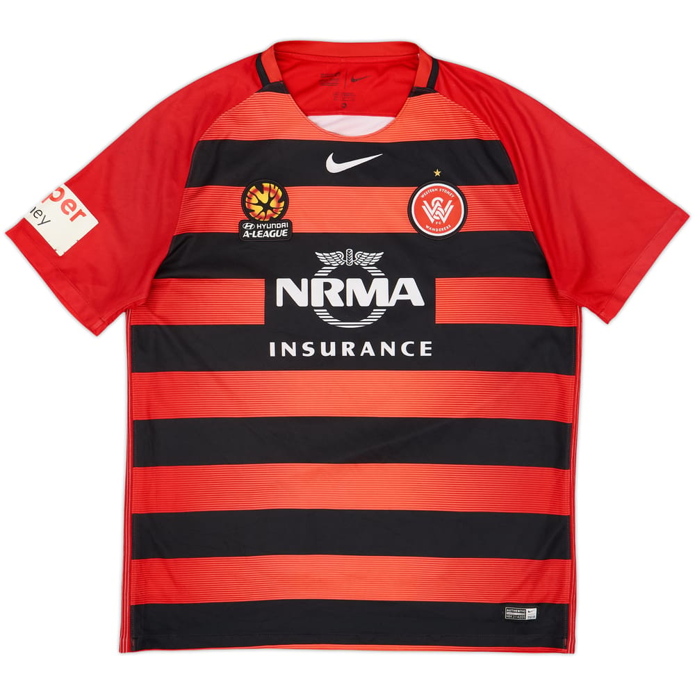 2016-17 Western Sydney Wanderers Home Shirt - 8/10 - (XL)