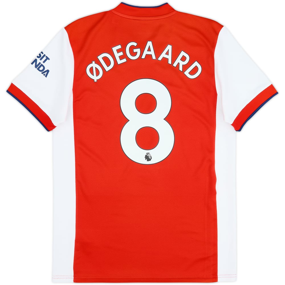 2021-22 Arsenal Home Shirt Odegaard #8 - 8/10 - (M)