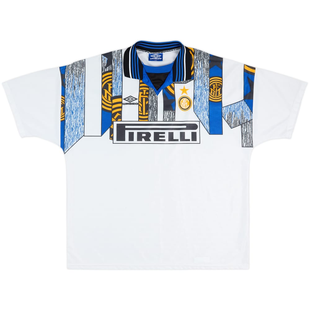 1995-96 Inter Milan Third Shirt R.Carlos #6 - 8/10 - (XXL)