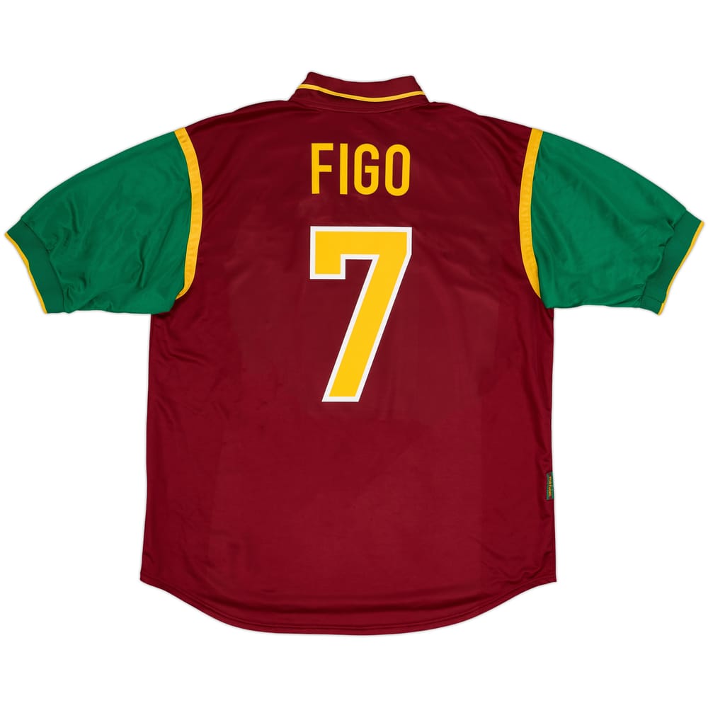 1999-00 Portugal Home Shirt Figo #7 - 9/10 - (XL)