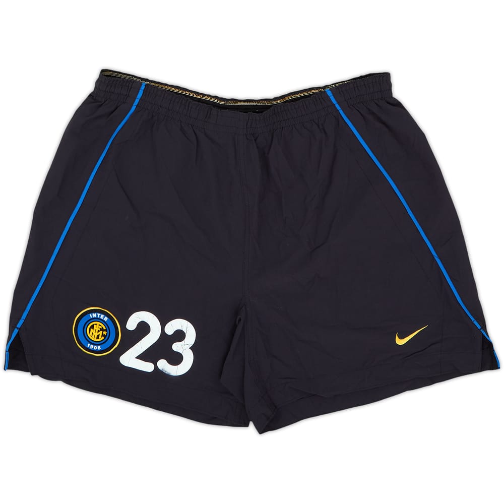 2000-01 Inter Milan Player Issue Home Shorts #23 (C. Brocchi) - 5/10 - (L)
