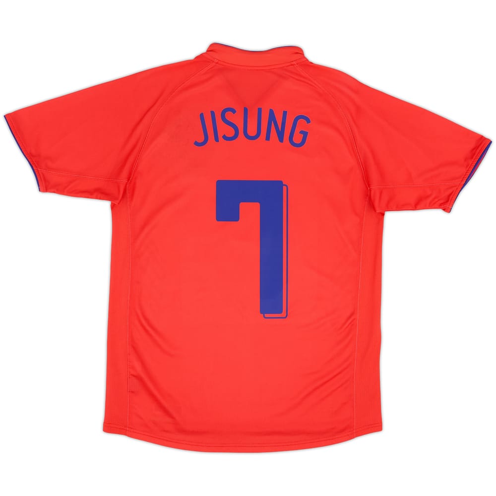 2006-08 South Korea Home Shirt Ji Sung #7 - 6/10 - (S)