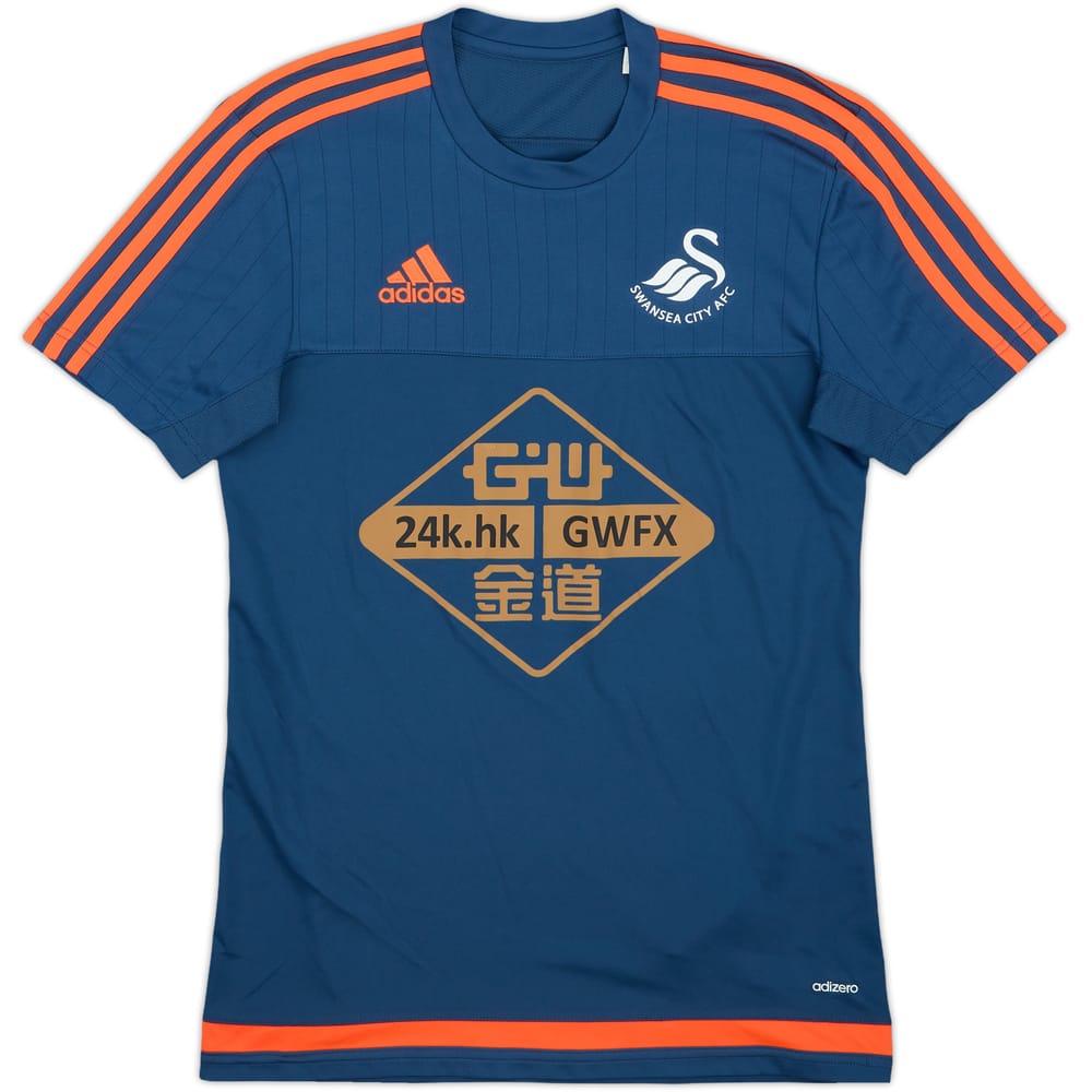 2015-16 Swansea adizero Training Shirt - 9/10 - (S)