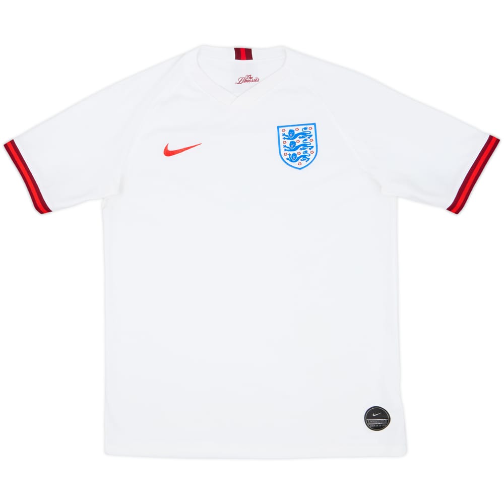 2019 England Lionesses Home Shirt - 8/10 - (XL.Boys)
