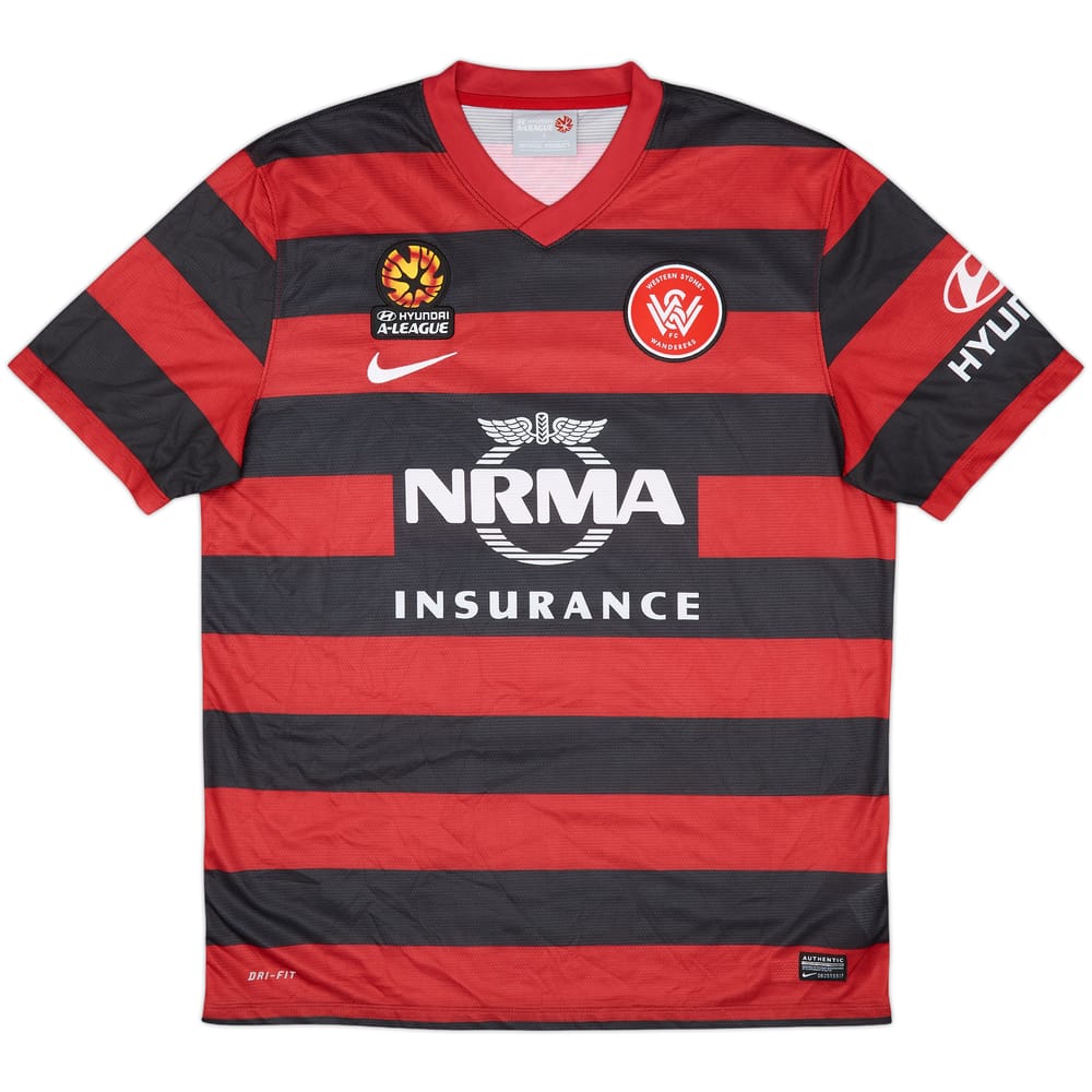 2012-14 Western Sydney Wanderers Home Shirt - 9/10 - (L)