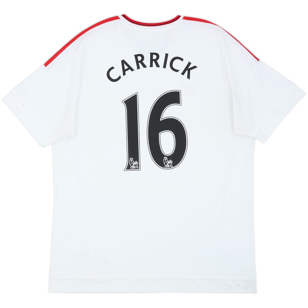 2015-16 Manchester United Away Shirt Carrick #16 - 5/10 - (XL)