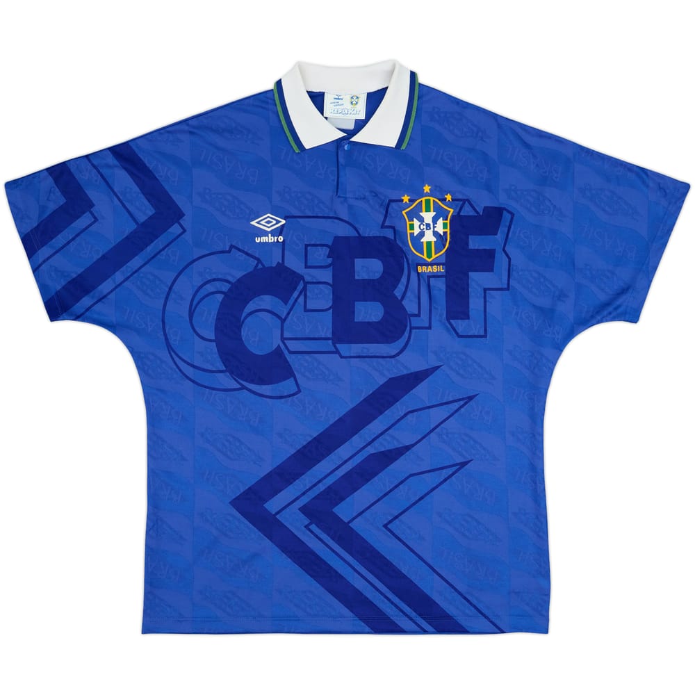 1991-93 Brazil Away Shirt - 5/10 - (XL)