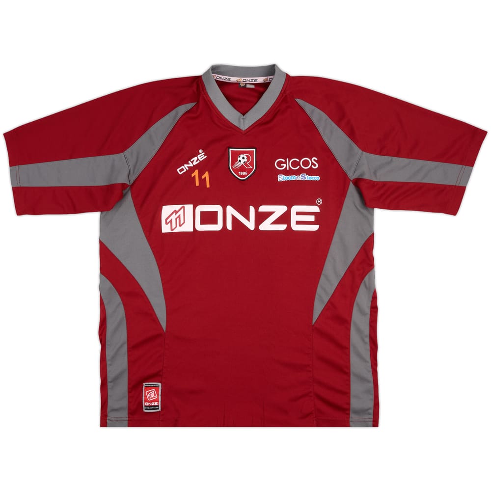 2007-08 Reggina Player Issue Onze Training Shirt #11 - 6/10 - (L)