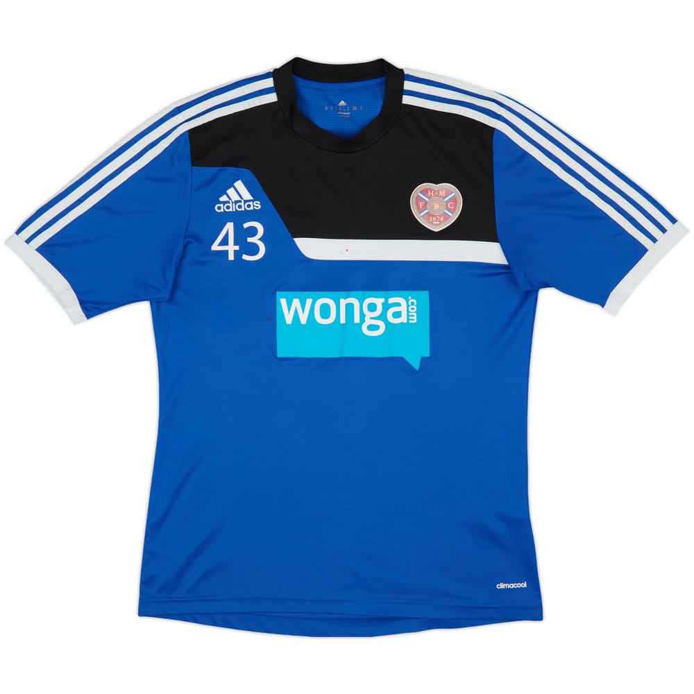 2013-14 Hearts adidas Player Issue Training Shirt #43 - 6/10 - (M)