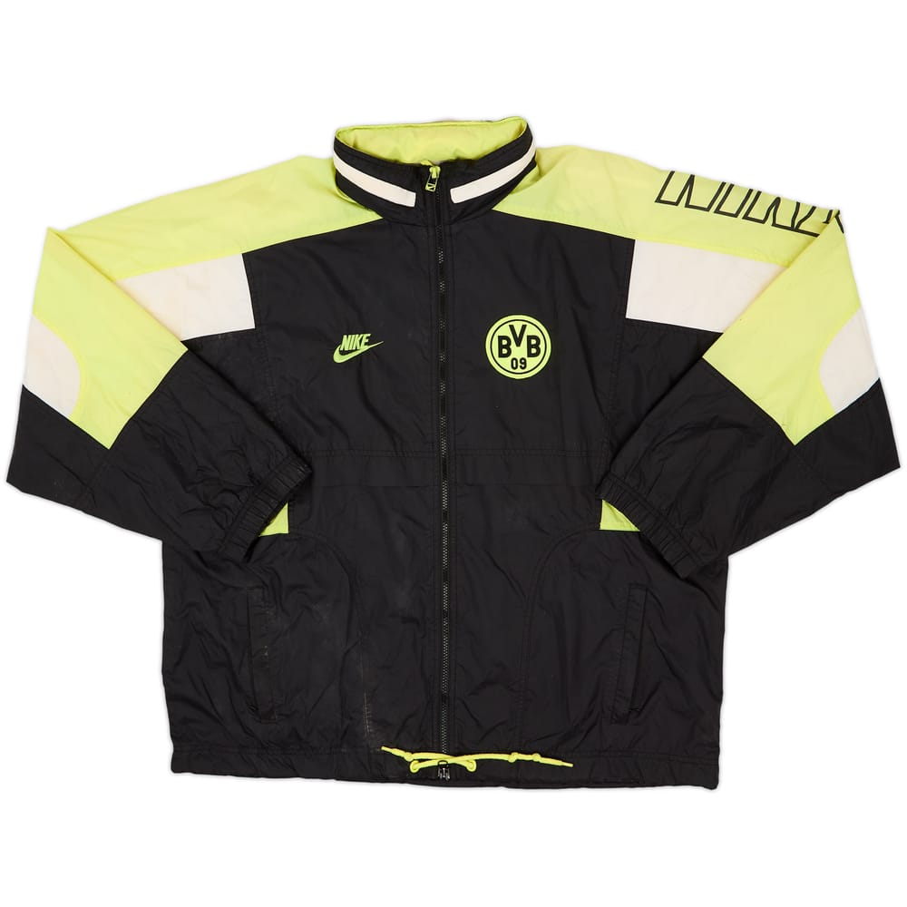 1995-96 Borussia Dortmund Nike Hooded Rain Jacket - 5/10 - (L)