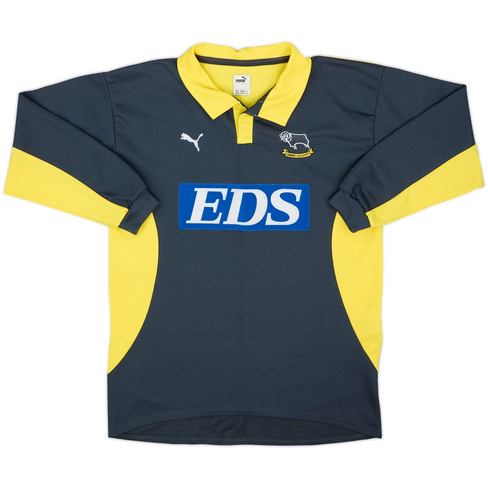 1999-00 Derby County GK Shirt - 8/10 - (13-14 Years)