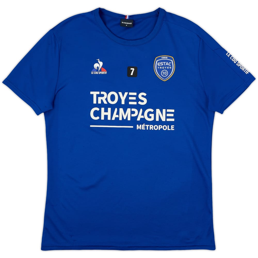2019-20 Troyes Player Issue Le Coq Sportif Training Shirt #7 - 6/10 - (M)