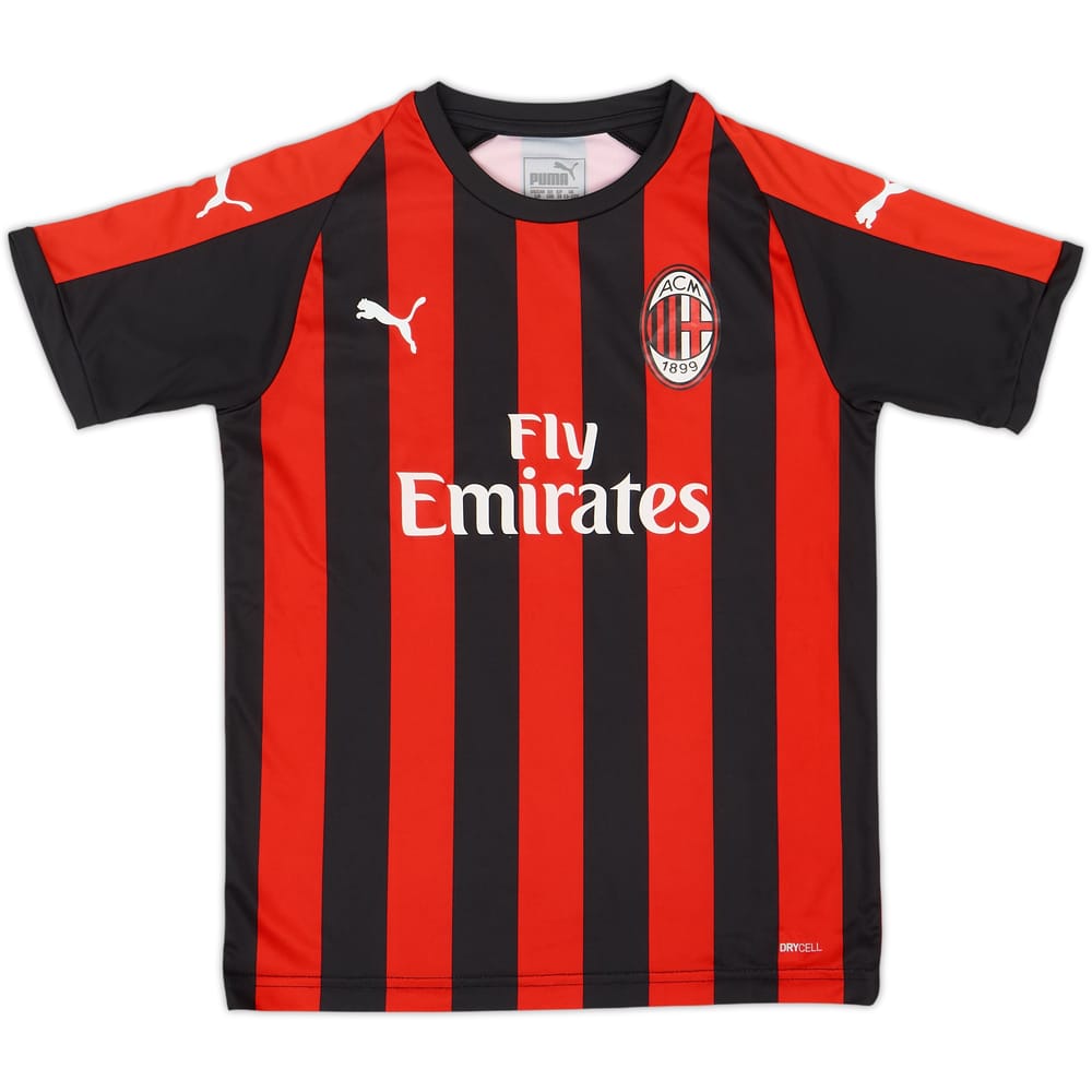 2018-19 AC Milan Home Shirt - 10/10 - (11-12 Years)