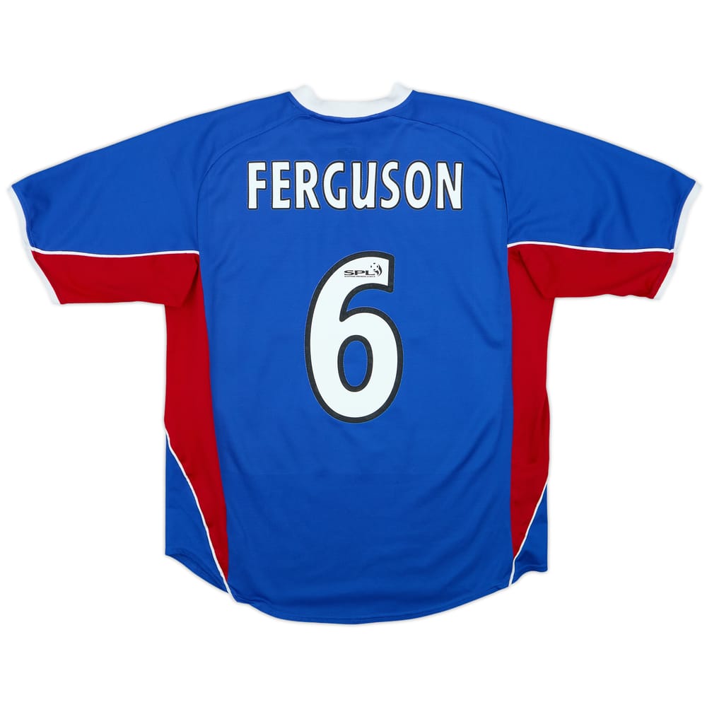 2001-02 Rangers Home Shirt Ferguson #6 - 5/10 - (M)