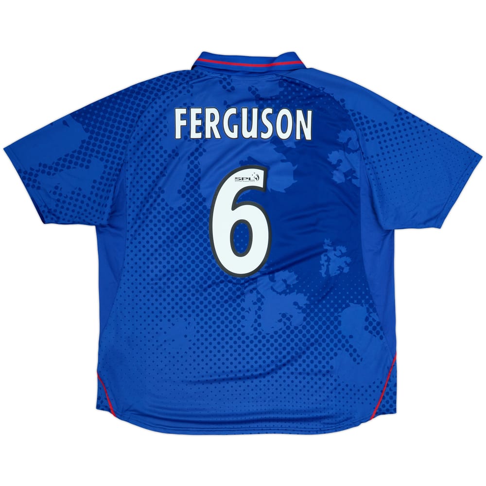 2002-03 Rangers Home Shirt Ferguson #6 - 6/10 - (XXL)