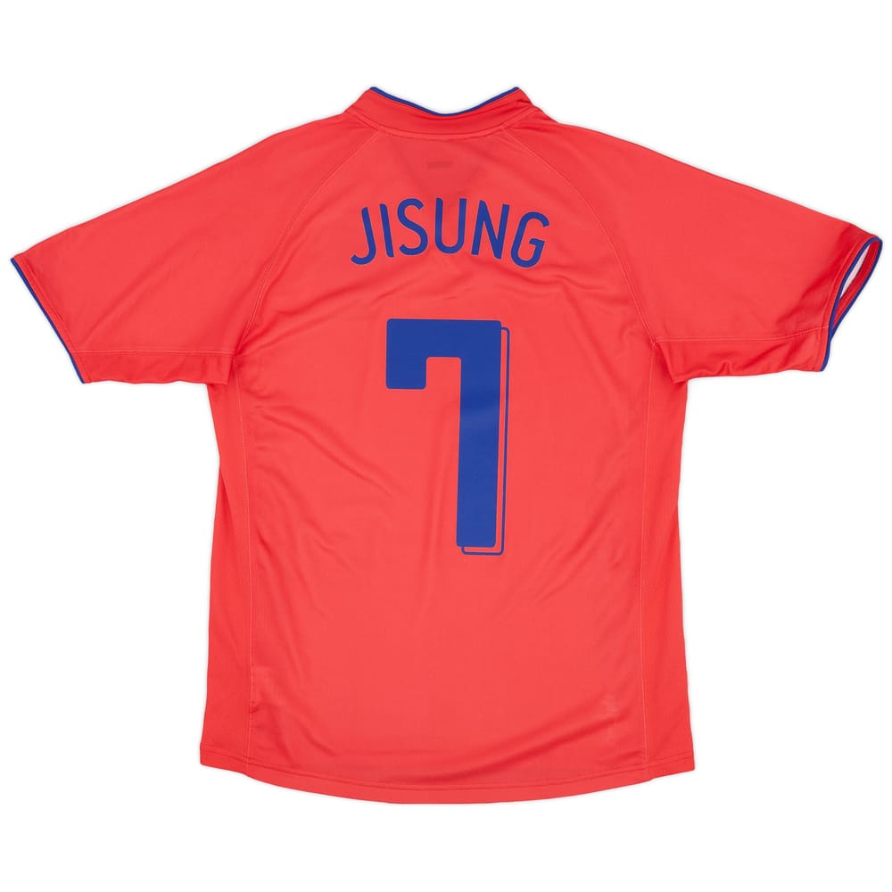 2006-08 South Korea Home Shirt Ji Sung #7