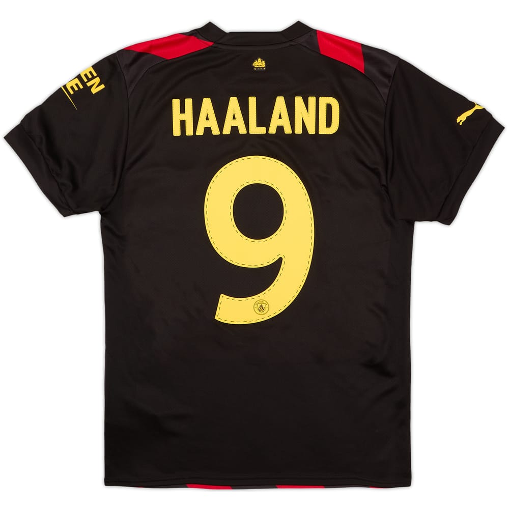 2022-23 Manchester City Away Shirt Haaland #9 (S)