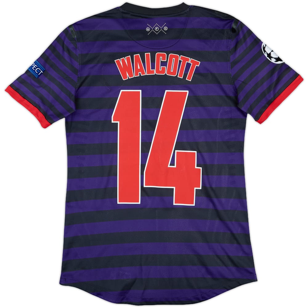 2012-13 Arsenal Match Issue Away Shirt Walcott #14