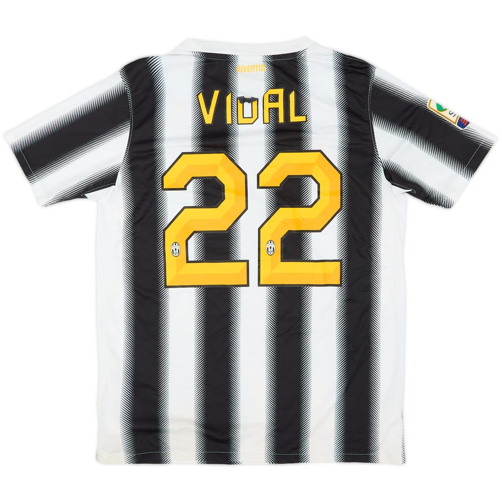2011-12 Juventus Home Shirt Vidal #22 - 5/10 - (L.Boys)