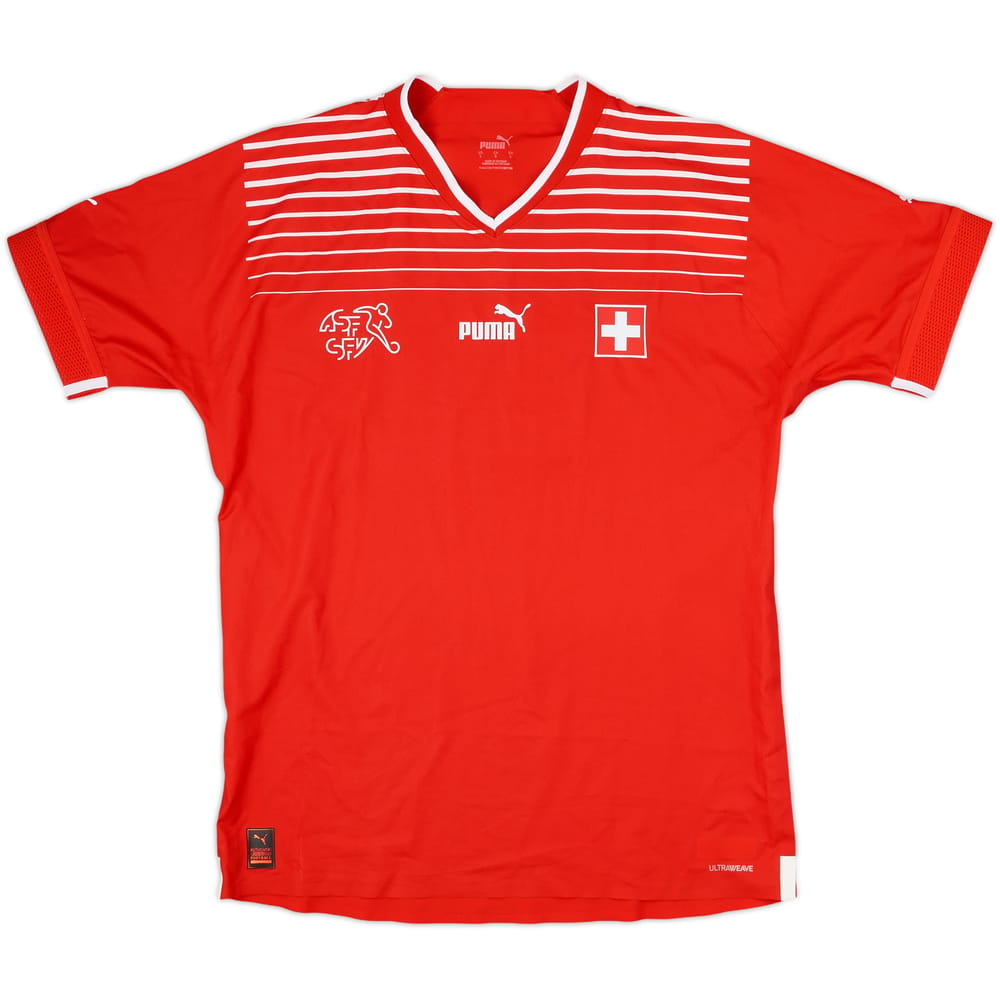 2022-23 Switzerland Authentic Home Shirt - 9/10 - (L)