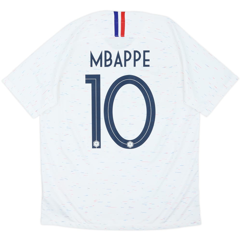 2018 France Away Shirt Mbappe #10 - 6/10 - (L)