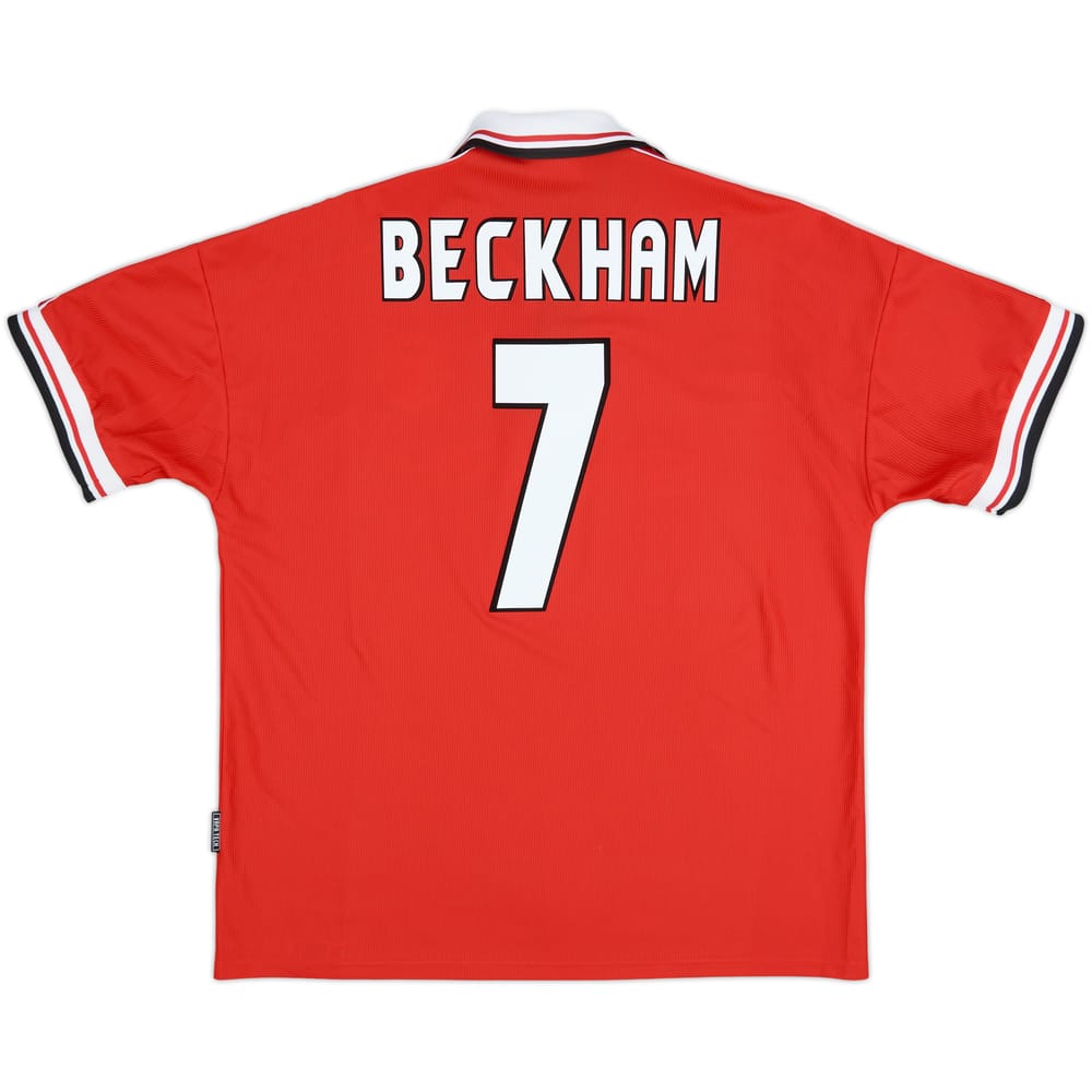 1998-00 Manchester United Home Shirt Beckham #7