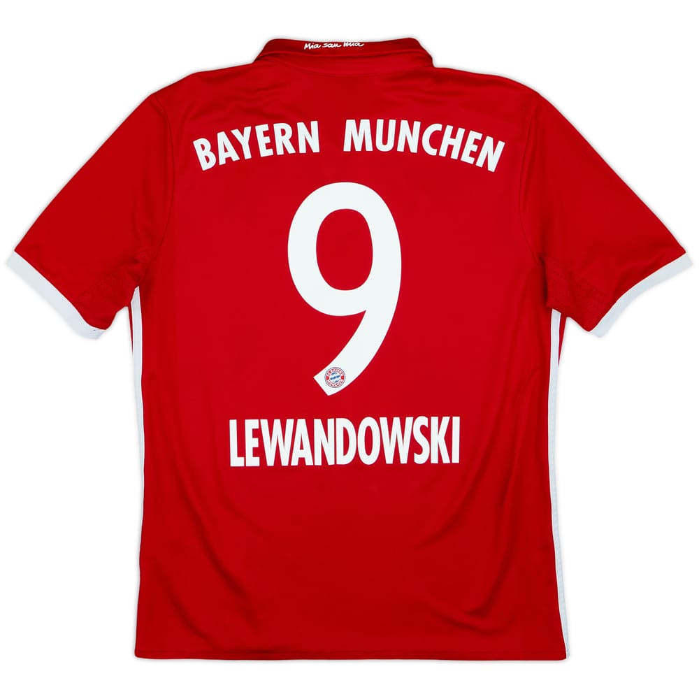 2016-17 Bayern Munich Home Shirt Lewandowski #9 - 5/10 - (15-16 Years)