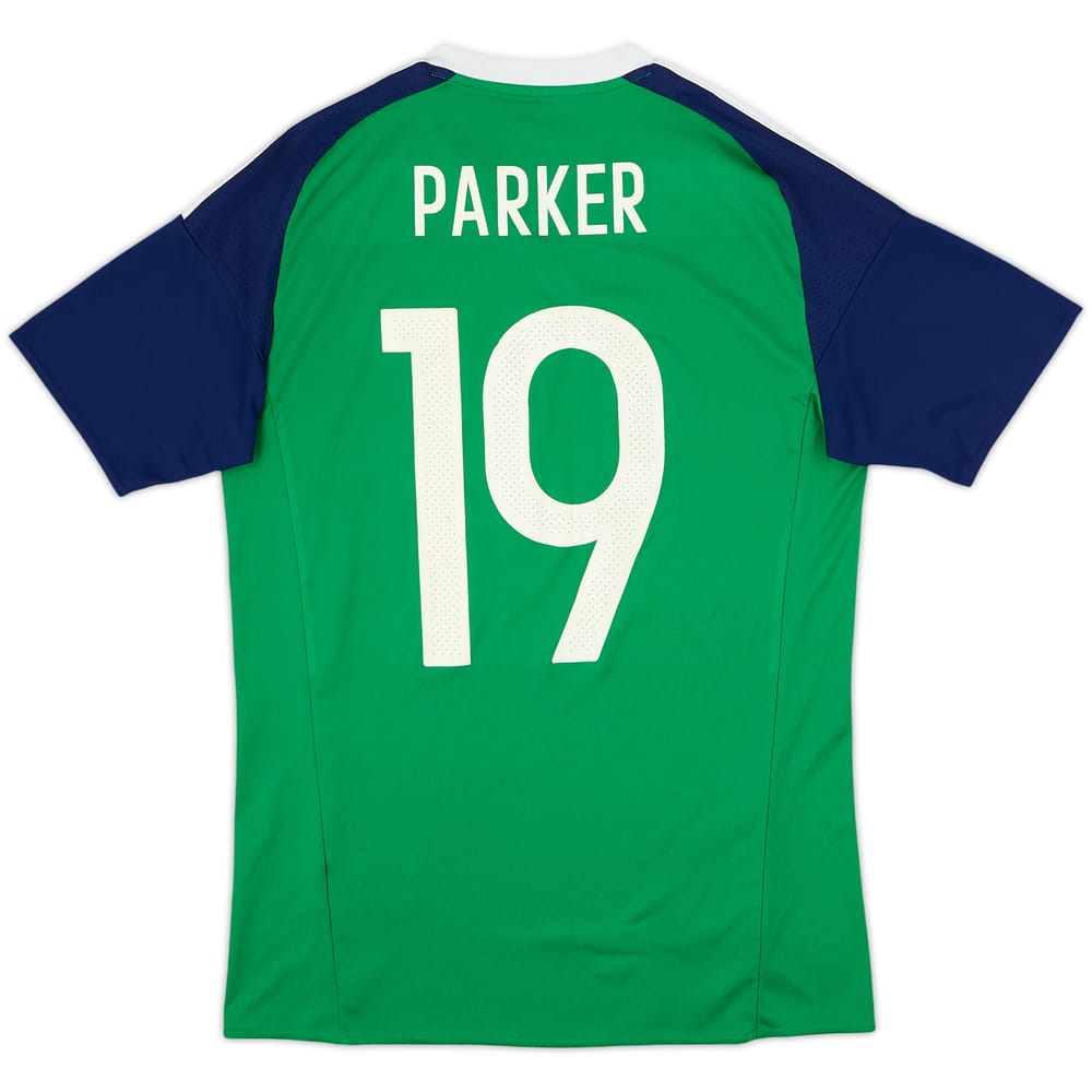 2016-17 Northern Ireland Home Shirt Parker #19 - 6/10 - (S)