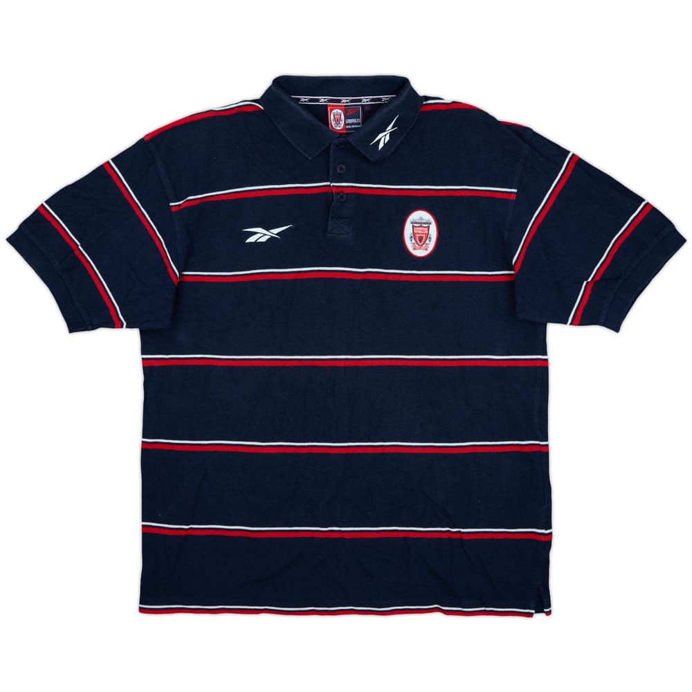 1998-99 Liverpool Reebok Polo Shirt  - 8/10 - (XL)