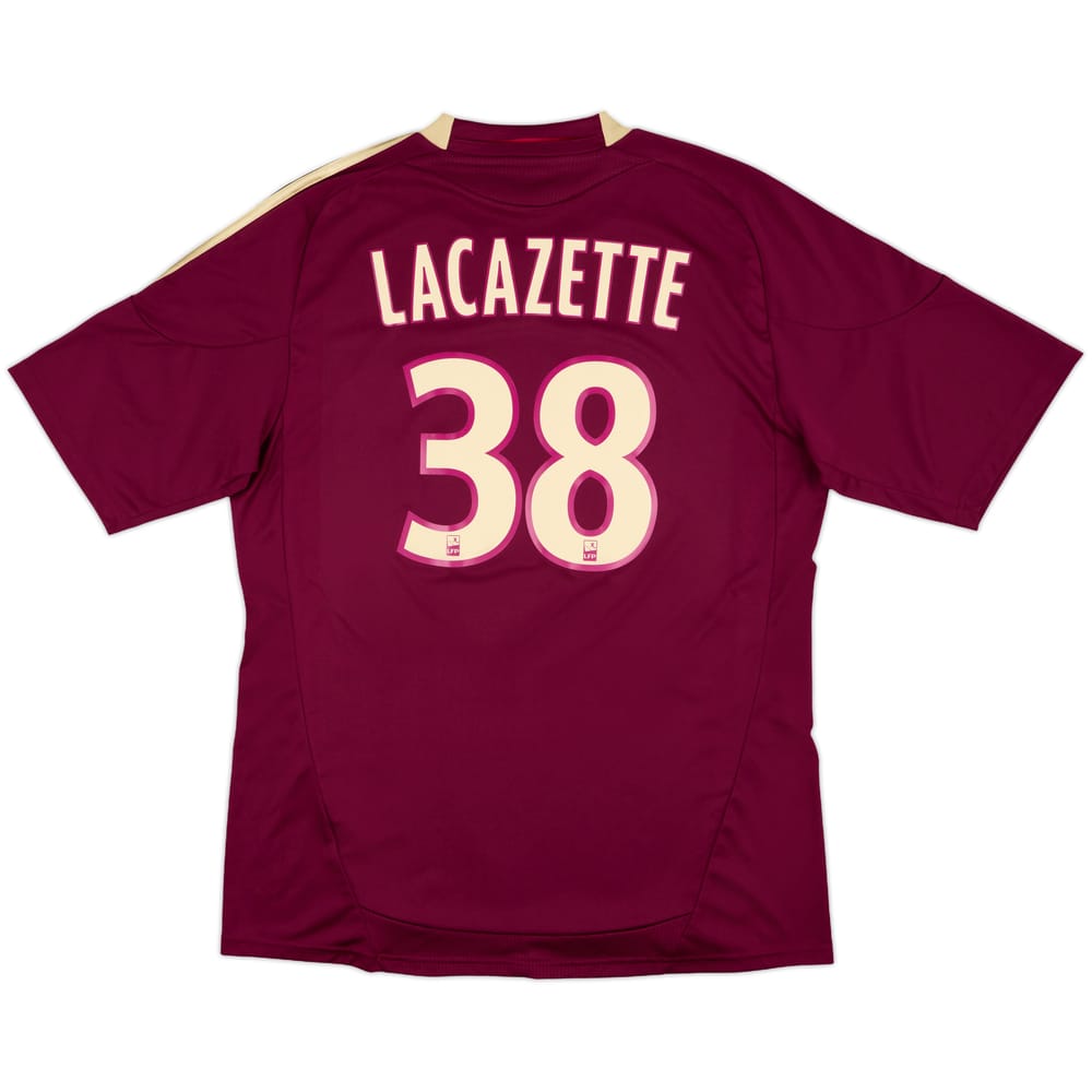 2010-11 Lyon Away Shirt Lacazette #38 - 10/10 - (L)