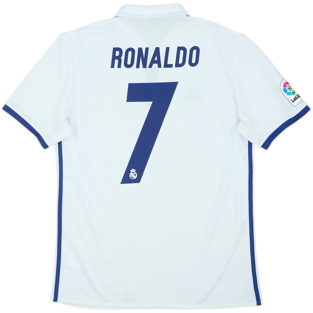 2016-17 Real Madrid Home Shirt Ronaldo #7 - 6/10 - (M)