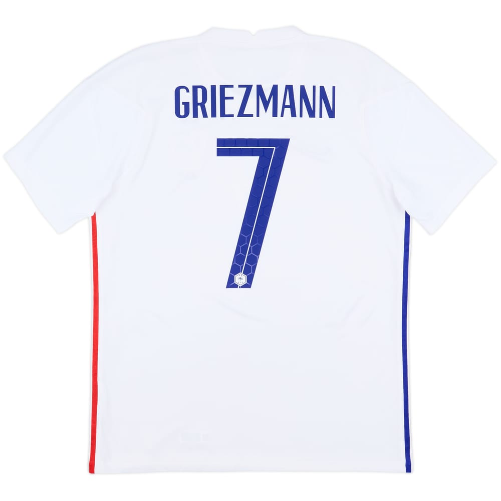 2020-21 France Away Shirt Griezmann #7 - 8/10 - (S)