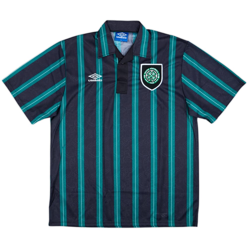 1992-93 Celtic Away Shirt - 10/10 - (XL)