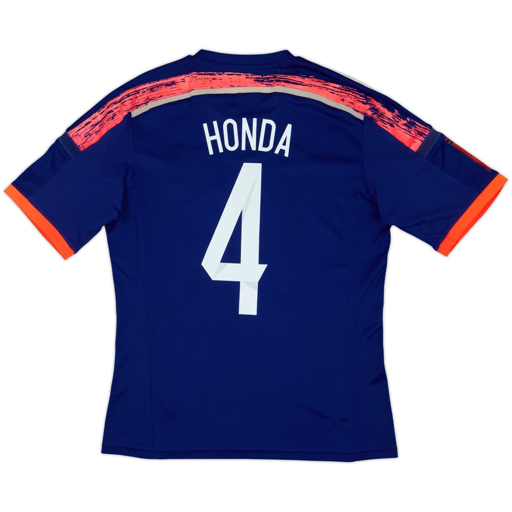 2013-15 Japan Home Shirt Honda #4 - 6/10 - (S)