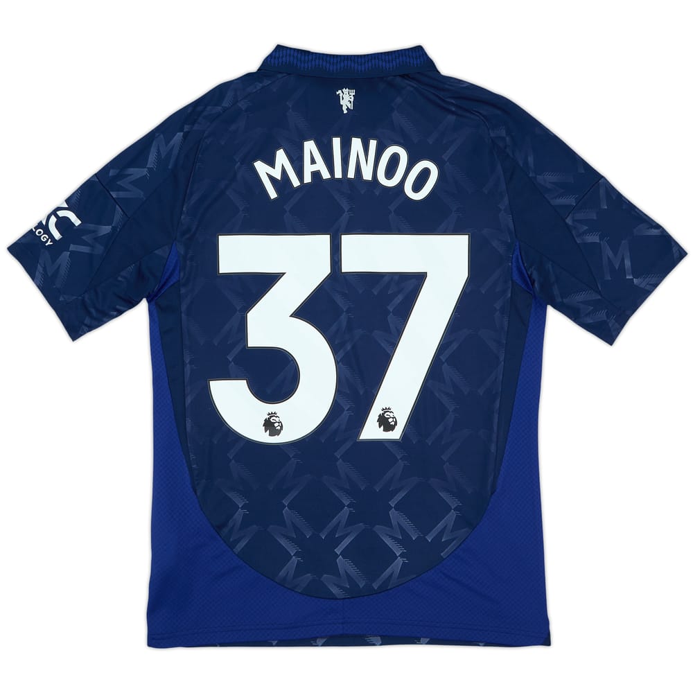 2024-25 Manchester United Away Shirt Mainoo #37 (15-16 Years)