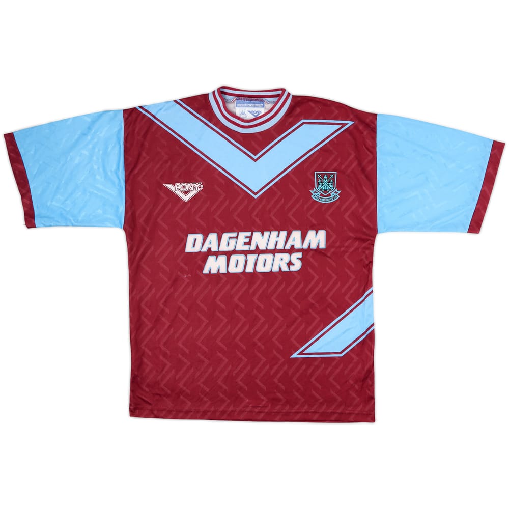 1993-95 West Ham Home Shirt - 8/10 - (M)