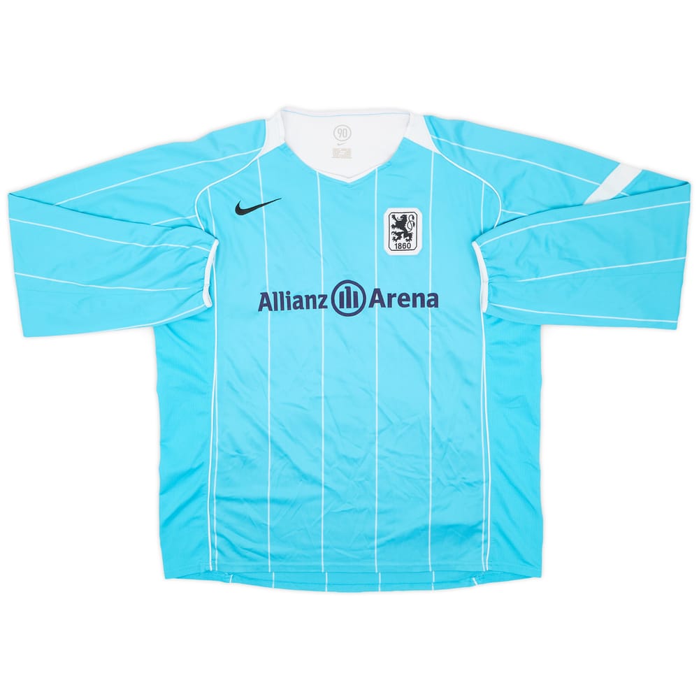 2004-05 1860 Munich Match Issue Home L/S Shirt #2