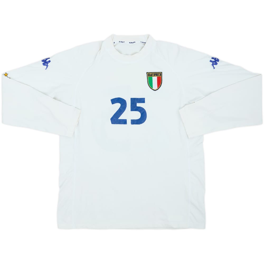 2000-01 Italy Player Issue Away L/S Shirt #25 - 3/10 - (L)