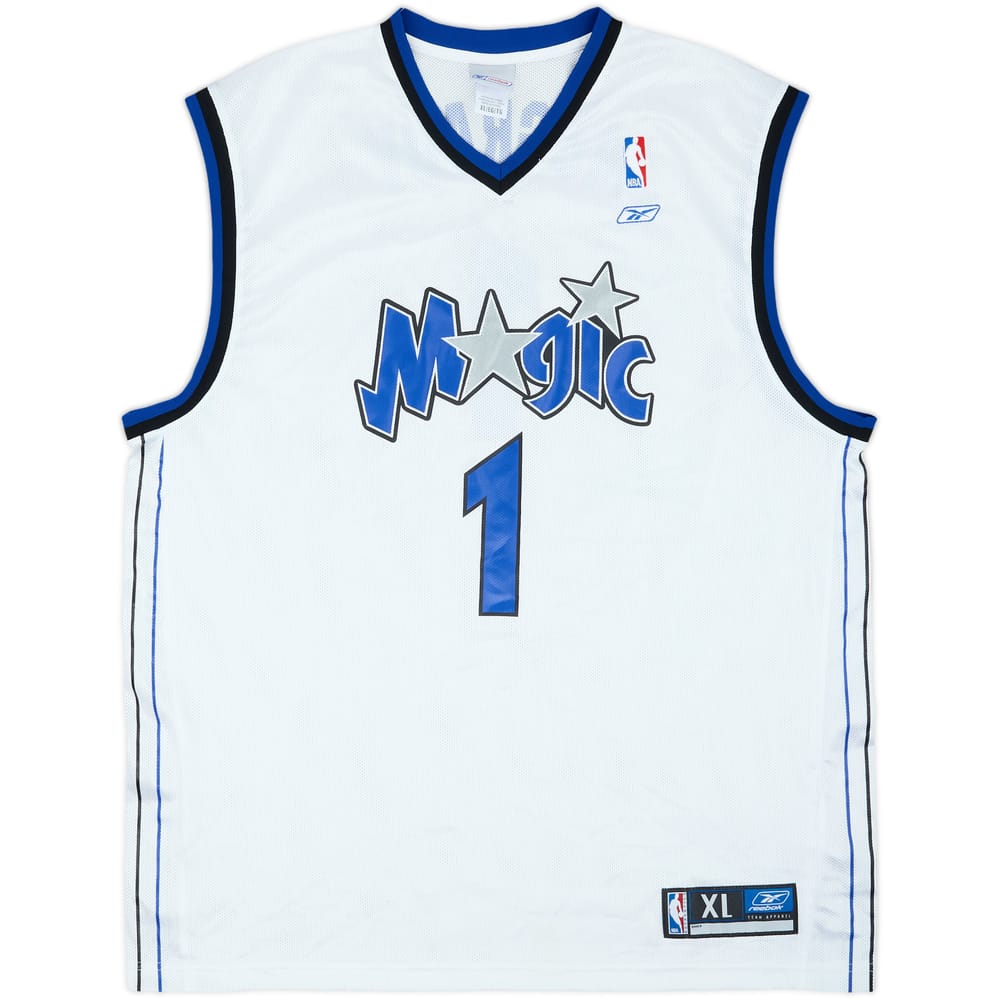 2002-03 Orlando Magic McGrady #1 Reebok Home Jersey - 9/10 - (XL)