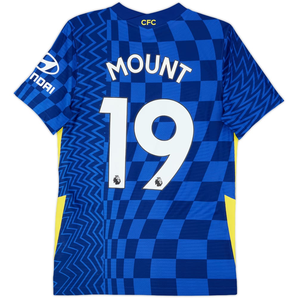 2021-22 Chelsea Authentic Home Shirt Mount #19 - 8/10 - (S)
