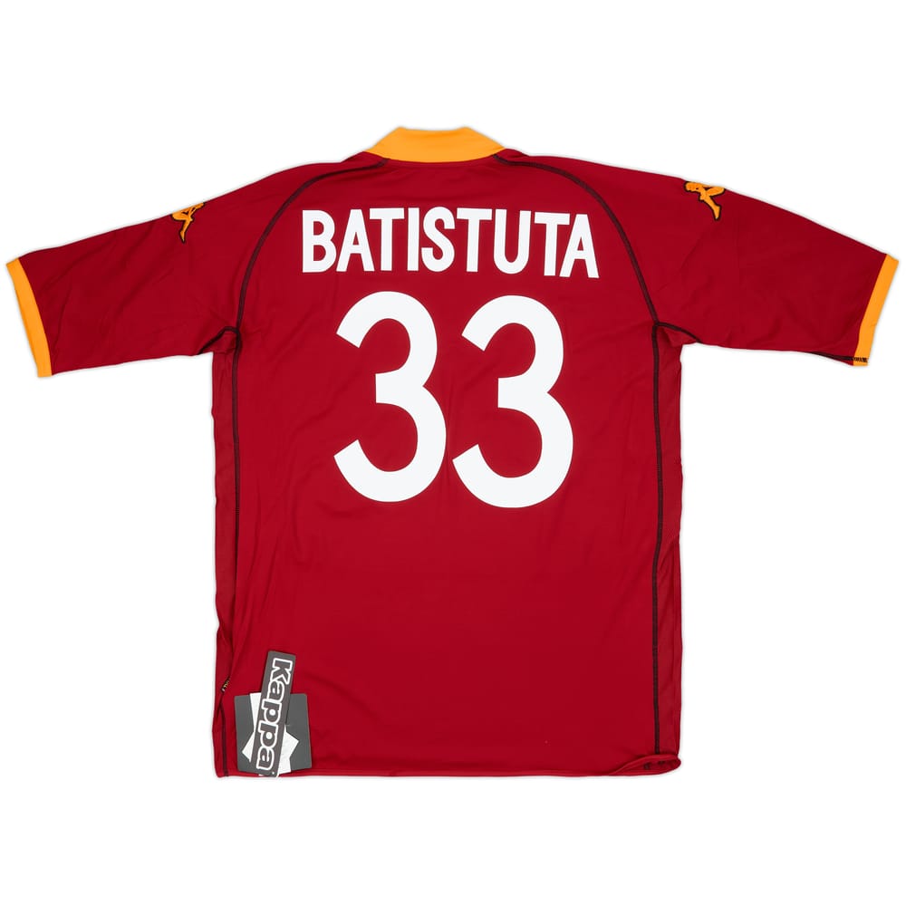 2002-03 Roma Home Shirt Batistuta #33 (3XL)